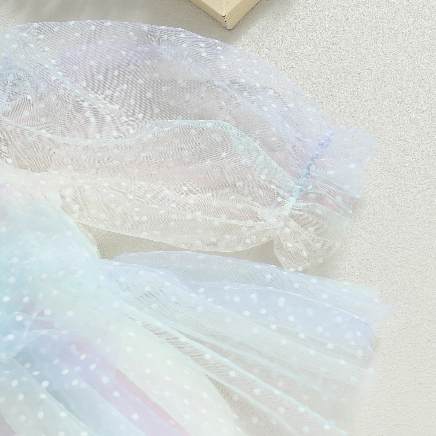 Lorelei - Rainbow Tulle Long Sleeve Baby/Toddler Romper