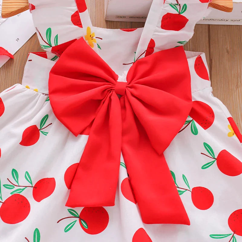 Pia - Summer Baby/Toddler Dress with Matching Hat